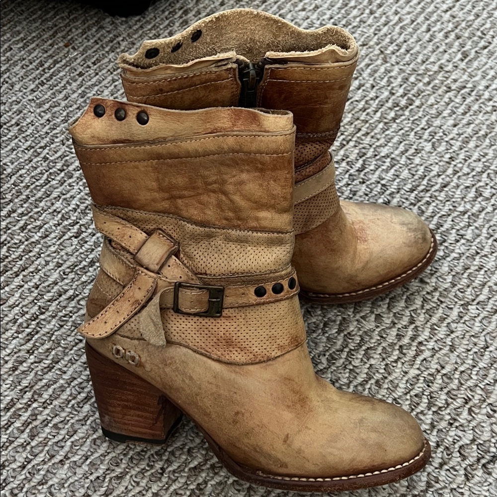 Bed Stu Cobbler Series Rowdy Leather Boot Size 6.5